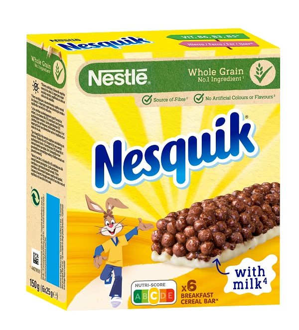 Nestlé Nesquik Cereal Bar Pack of 6